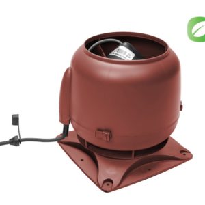 Вентилятор ECo110S 0 -600 м3/ч для биотуалетов и удаления радона красный