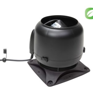 Вентилятор ECo110S 0 -600 м3/ч для биотуалетов и удаления радона черный
