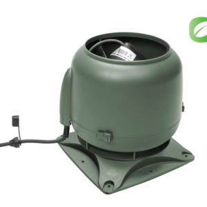 Вентилятор ECo110S 0 -600 м3/ч для биотуалетов и удаления радона зеленый
