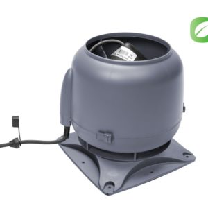 Вентилятор ECo110S 0 -600 м3/ч для биотуалетов и удаления радона серый